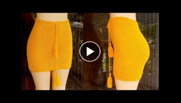 Crochet Skirt Tutorial / BEGINNER FRIENDLY
