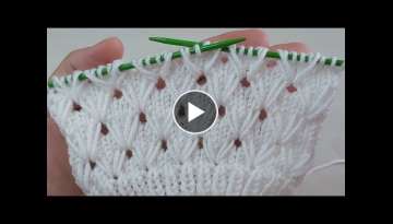 Easy two needle knitting pattern explanation / crochet knitting