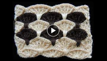 Crochet : Punto Abanico en Relieve. Parte 1 de 3 Crochet : Punto Abanico en Relieve. Parte 1 de 3