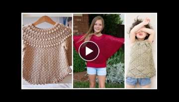 Beautiful Trendi DESIGNER'S Handmade Crochet Girls |Top And Blouse Designes || Latest 2021 Design...