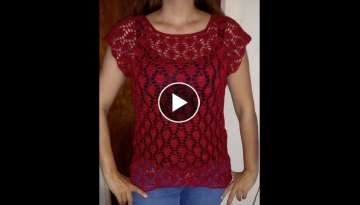 Blusa de hojas rojas Blusa de hojas rojas