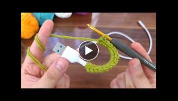 Wow! VERY NICE IDEA WITH CHARGER CROCHET this for my CHARGER and fell in love with the end result...