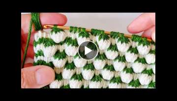 Gorgeous Tunisian strawberry knitting pattern - Knitting krochet baby blanket