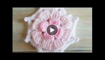 How To - Crochet a Granny Flower Celtic Cross Octagon