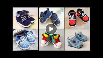Elegent Free Crochet Baby Shoes design Ideas/Hand Knitted Crochet Boys Shoes Patterns