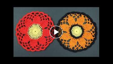 Crochet : Portavasos