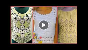 Most Beautiful & Stylish Hand Made Crochet Tunic Top//Blouses Designs Collections 2022