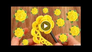 Wow so easy to make gorgeous yellow roses