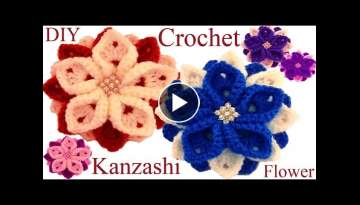 Como tejer una flor a Ganchillo Crochet tutorial paso a paso