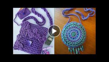 40+Different Latest Crochet Long Purse Designs For Little Girls/Crochet Pouch & Cluch designs2022
