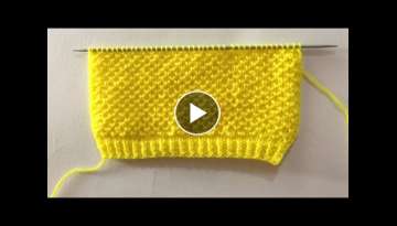 Easy And Beautiful Knitting Stitch Pattern For Gents/Ladies Sweater