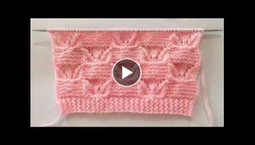 Knitting Stitch pattern For Baby Blanket And Ladies Cardigan