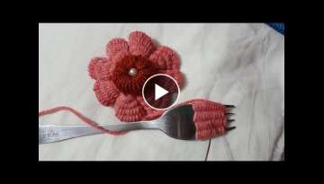 Wow Amazing Trick Wool Flower Hand Embroidery Design