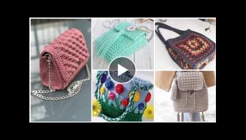 attractive And Impressive crochet handbags Designe