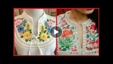 Latest gorgeous hand embroidery dresses style and ideas for womens