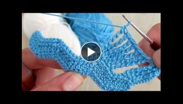 Super Easy Crochet Knitting Pattern - Çok Güzel Yelek Battaniye Modeli