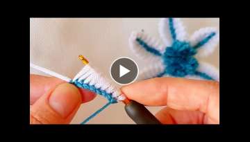 Super Tunisian Knitting crochet knitting flower pattern
