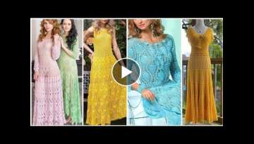 Women's Most Classy Designer Casual Summer Crochet Skater& Long Swing Dreses With Gorgeous Design...