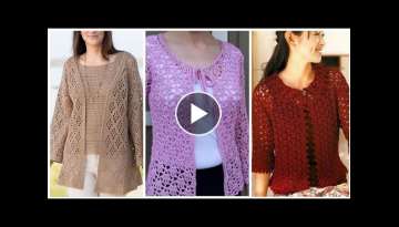 Gorgeous Fabulous crochet knitting || Women Jacket || Vest Designe
