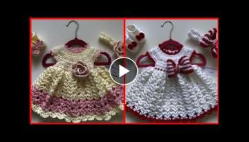 Baby girl crochet frocks designs 2021 styles | Crochet frocks | Baby girl crochet dress designs 2...