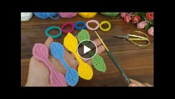 Wow! VERY EASY VERY NICE! just with leftover Thread , YOU WILL SELL as many as you can CROCHET ID...