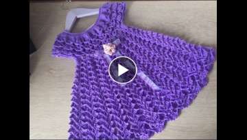 TEJE VESTIDO LILA PARA NINA - gancho facil y rapido - Tejiendo con LAURA CEPEDA TEJE VESTIDO LILA PARA NINA - gancho facil y rapido - Tejiendo con LAURA CEPEDA