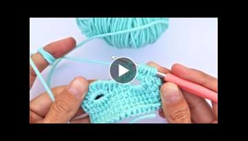 Easy Crochet Tunisian Knitting Tricks/ New Crochet Tunisian Pattern/Crochet Tunisian bag pattern