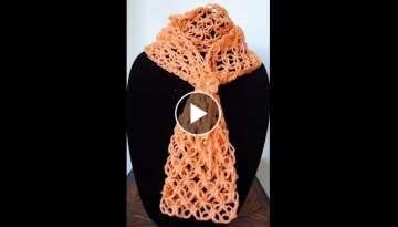 Punto Salomon y Flor para anudar bufanda Punto Salomon y Flor para anudar bufanda