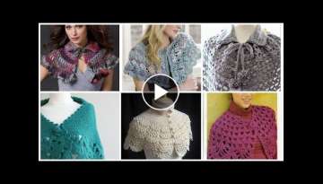 70 Trendy stylish warm knitted caplet shawl neck warmer design for ladies2020/winter fashion