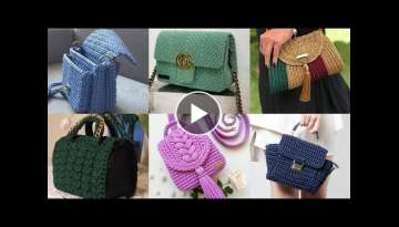Trendy New Crochet Handbags Purses patterns 2022-23 - Crochet purses, Crochet bags, Crochet Handb...