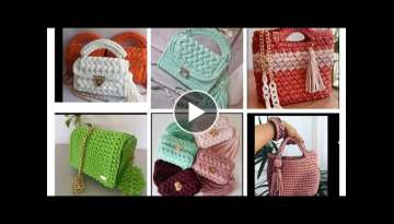 Most beautiful woman crochet knitting hande- made designs// beautiful bag designs