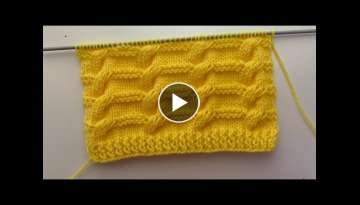 Beautiful Knitting Stitch Pattern For Gents/Ladies/Baby Sweater Design/Jacket