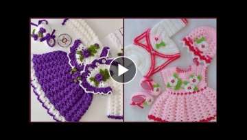 Cute And Awesome Crochet Baby Frocks Design And Pattern