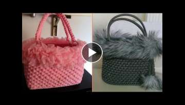 Stylish and unique crochet shoulder bags/Very stylish crochet bags