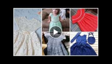 beautifull and most Stylish girls Crochet frocks designes for party wear