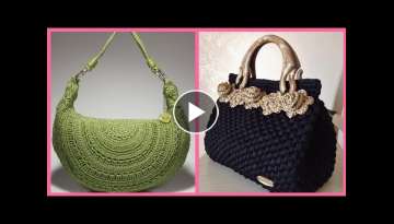 Very Beautiful Crochet Handbags Designs / New crochet handbags designs for working women's