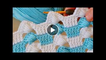 Super Easy Knitting Crochet baby blanket waistcoat model