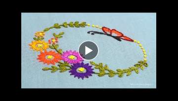Beautiful Hand Embroidery Designs for Cushion Cover, Baby Pillow Cover Embroidery Designs