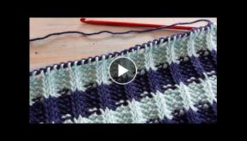 Tunisian Crochet Rib Stitch