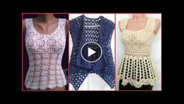 Stylish latest crochet caplet neck warmer, pullover, & dresses for business woman fashion