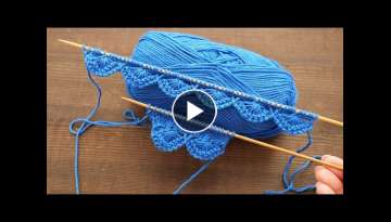 Decorative knitting edge - Decorative knitting edge