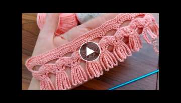 How to crochet knitting A wonderful pattern with a crochet chain