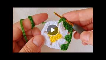 super easy Knitting crochet baby blanket 