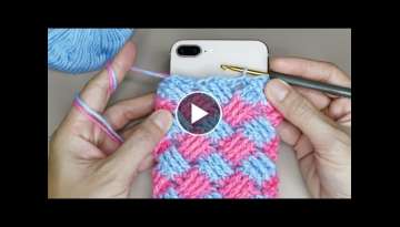 So Pretty! Crochet mobile phone bag - Flexible! Thick! Soft! & Shockproof!