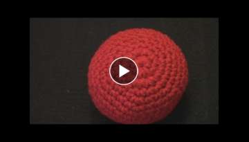 How to Make a Crochet Ball Tutorial - Amigurumi Extended Slow Motion English Subtitles Translatio...