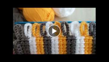 Super Easy Crochet Tunisian - Very Beautiful Tunisian Vest Blanket Knitting Pattern