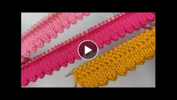 COMO TEJER PUNTO INICIO O BORDE A DOS AGUJAS COMO TEJER PUNTO INICIO O BORDE A DOS AGUJAS