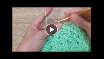 Shortcut flower crochet