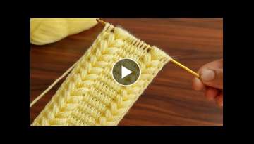 wow! super easy tunisian knitting, sell as many as you can weave. How to make tunisian hairband m...