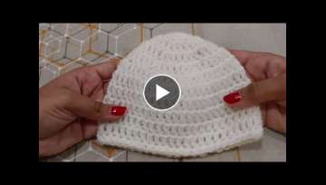 Easy & Fast Crochet Baby Hat (Basic)
